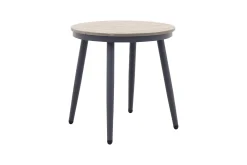 GI Margriet ronde bijzettafel Ø50 cm. - Carbon black