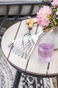 GI Margriet ronde bijzettafel Ø50 cm. - Carbon black