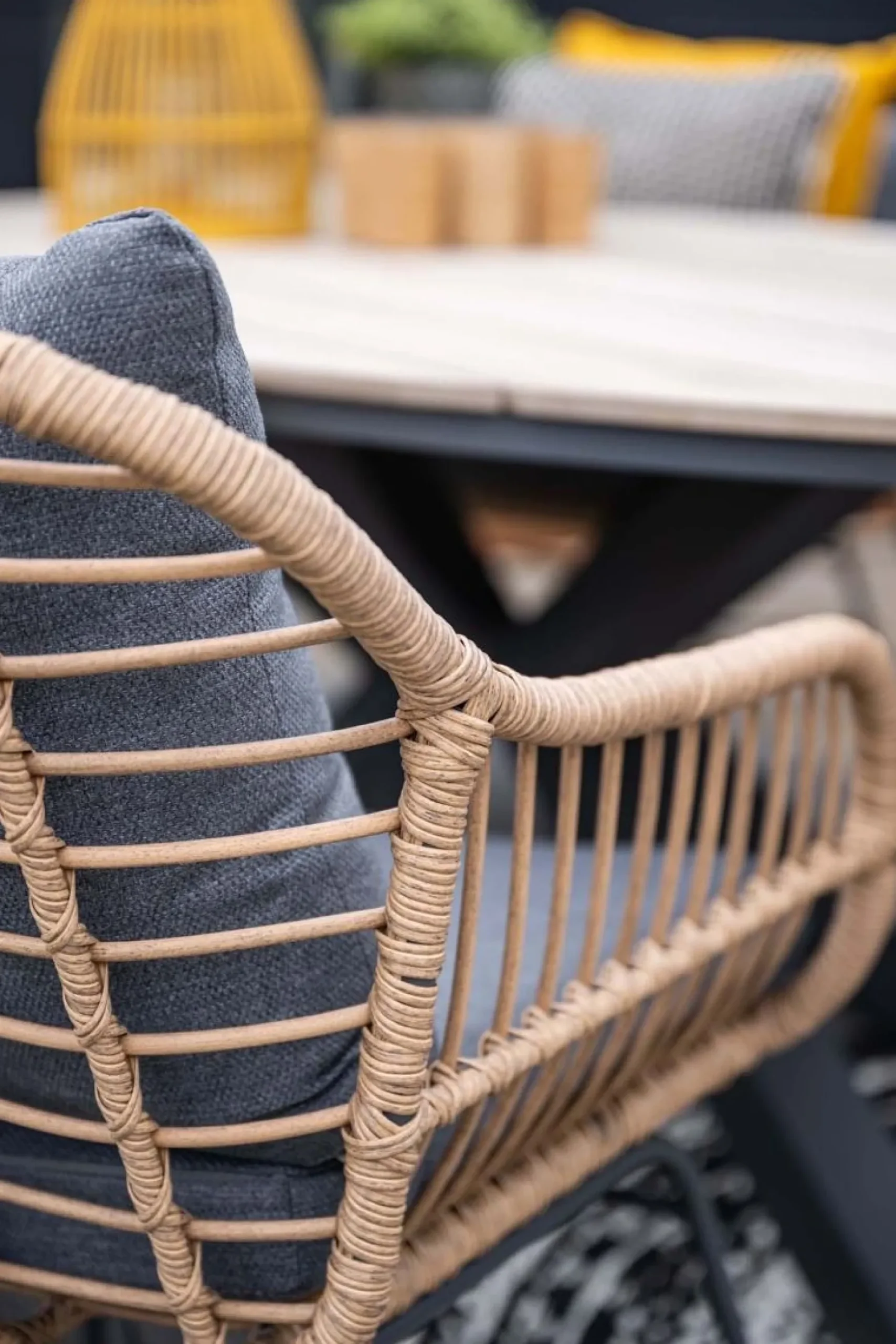 GI Margriet wicker dining tuinstoel - Naturel