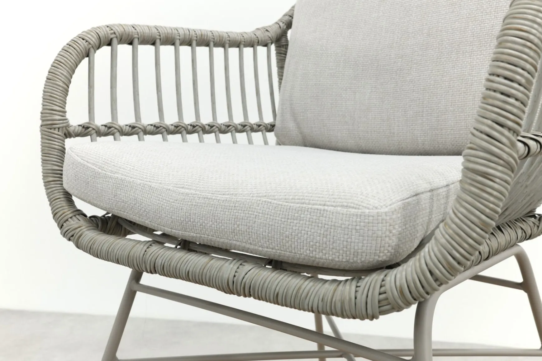 GI Margriet wicker dining tuinstoel - Taupe
