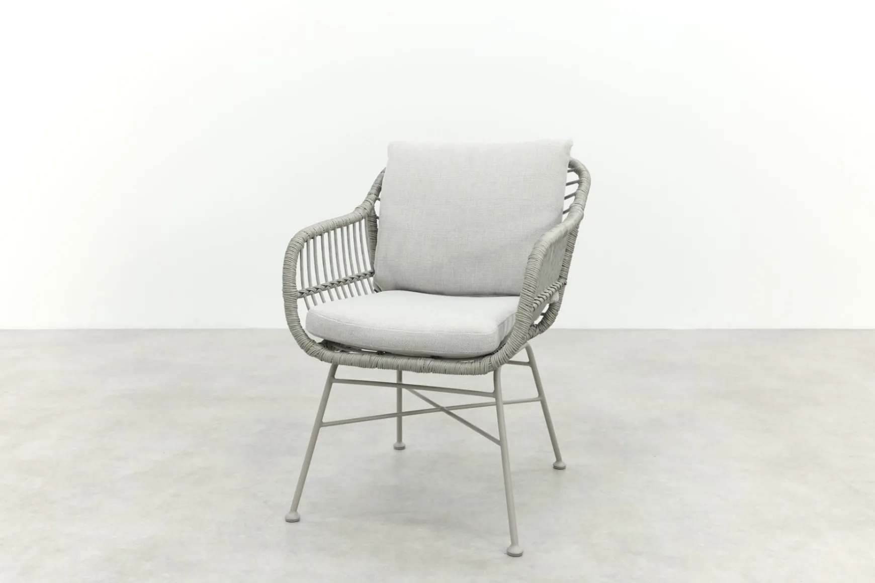 GI Margriet wicker dining tuinstoel - Taupe