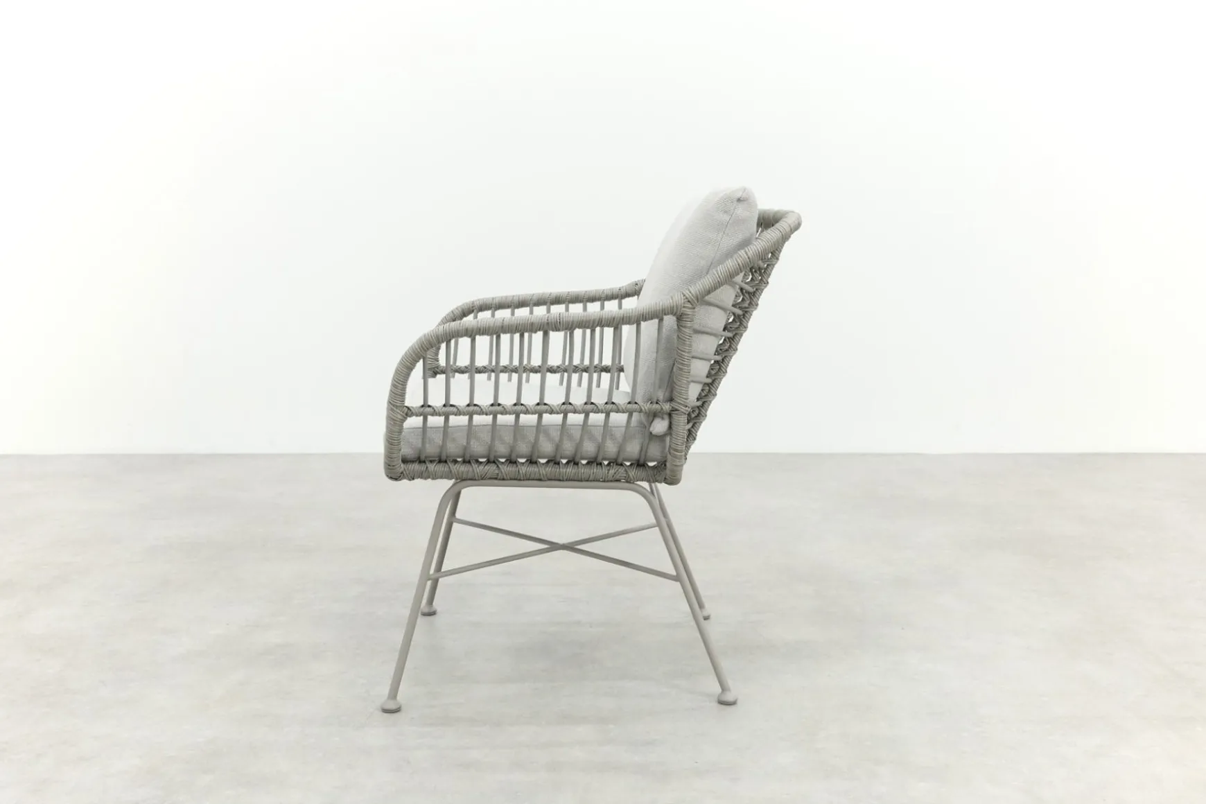 GI Margriet wicker dining tuinstoel - Taupe
