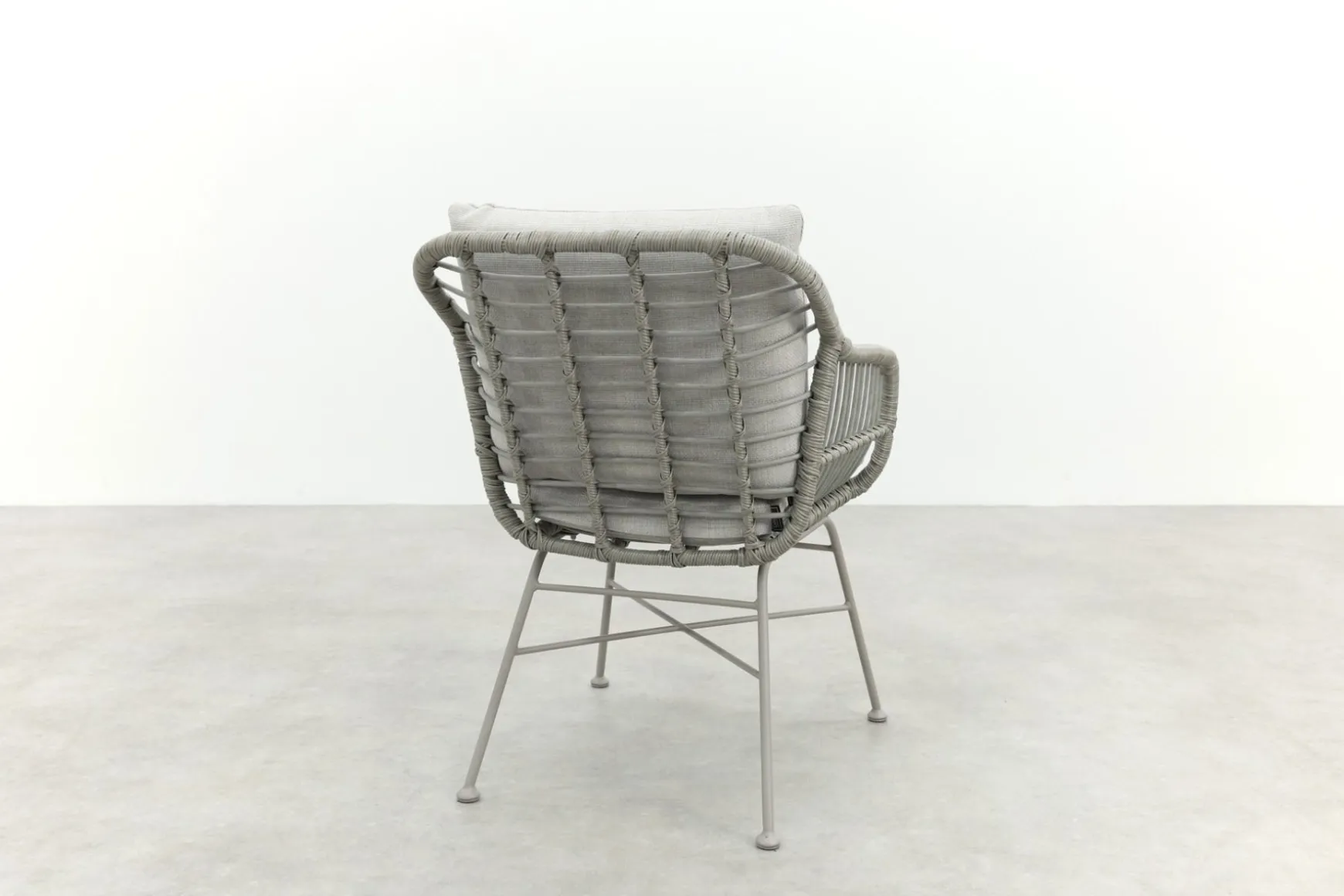 GI Margriet wicker dining tuinstoel - Taupe