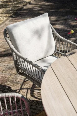 GI Margriet wicker dining tuinstoel - Taupe