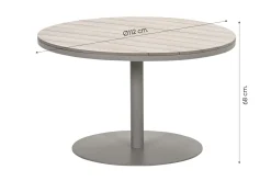GI Matera ronde lounge-/dining tuintafel Ø112 cm.