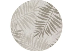 GI Naturalis buitenkleed Ø160 cm. - Desert Taupe