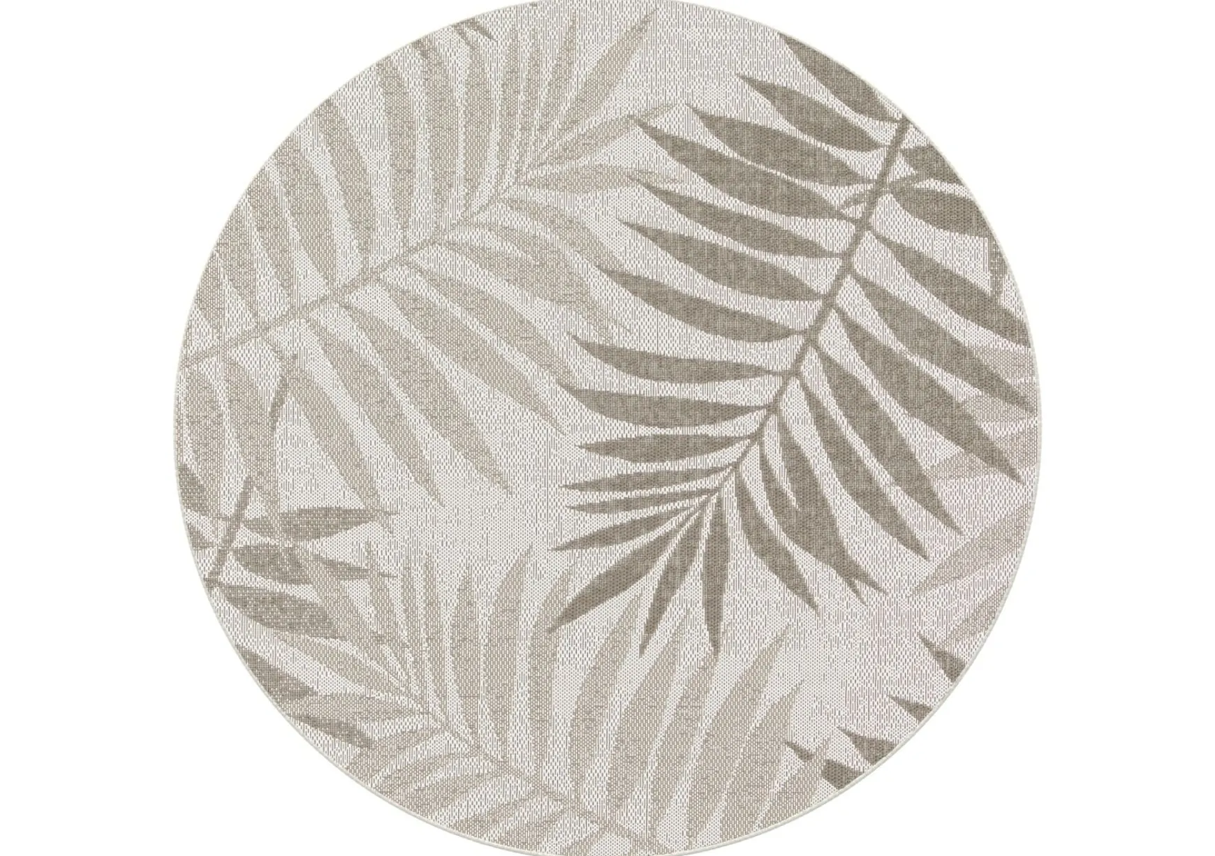 GI Naturalis buitenkleed Ø160 cm. - Desert Taupe