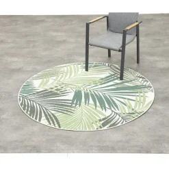 GI Naturalis buitenkleed Ø160 cm. - Palm Leaf