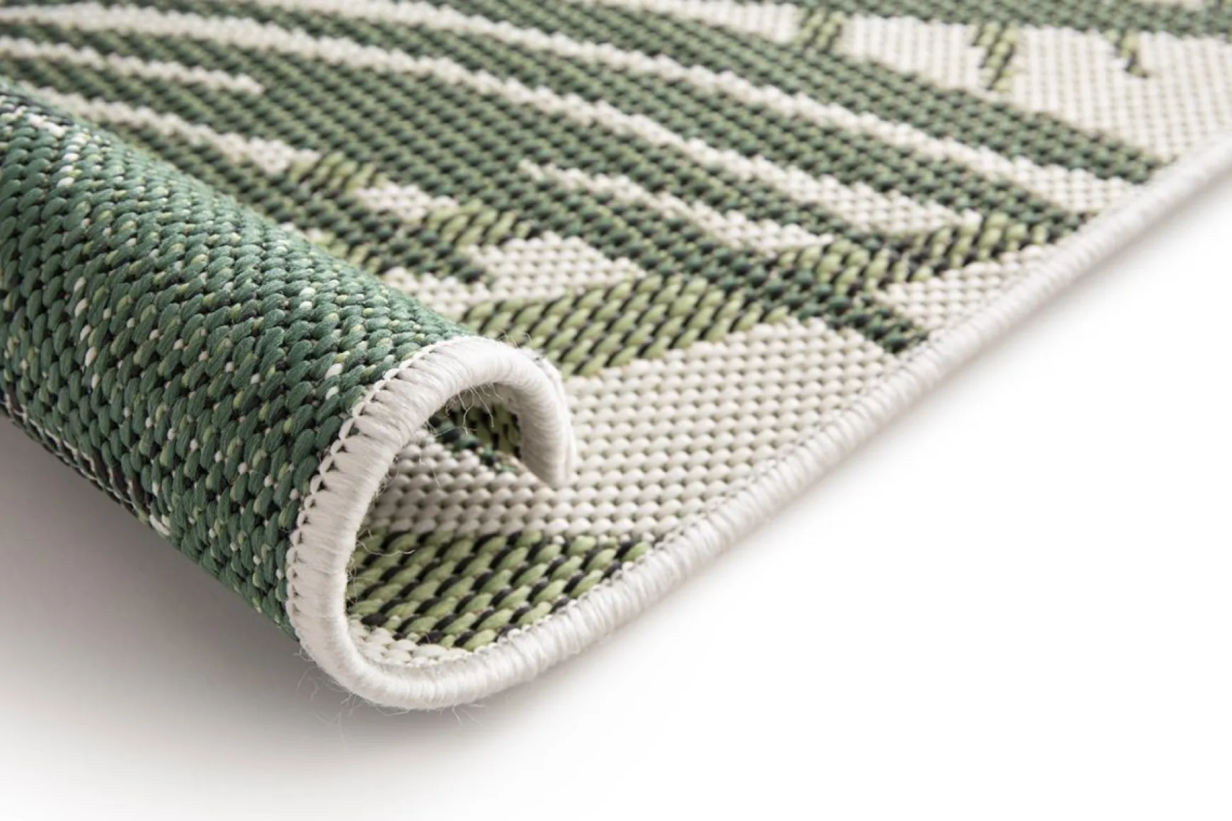 GI Naturalis buitenkleed 160x230 cm. - Palm Leaf Groen