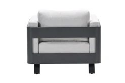 GI Realdo loungestoel - Carbon black/Zand
