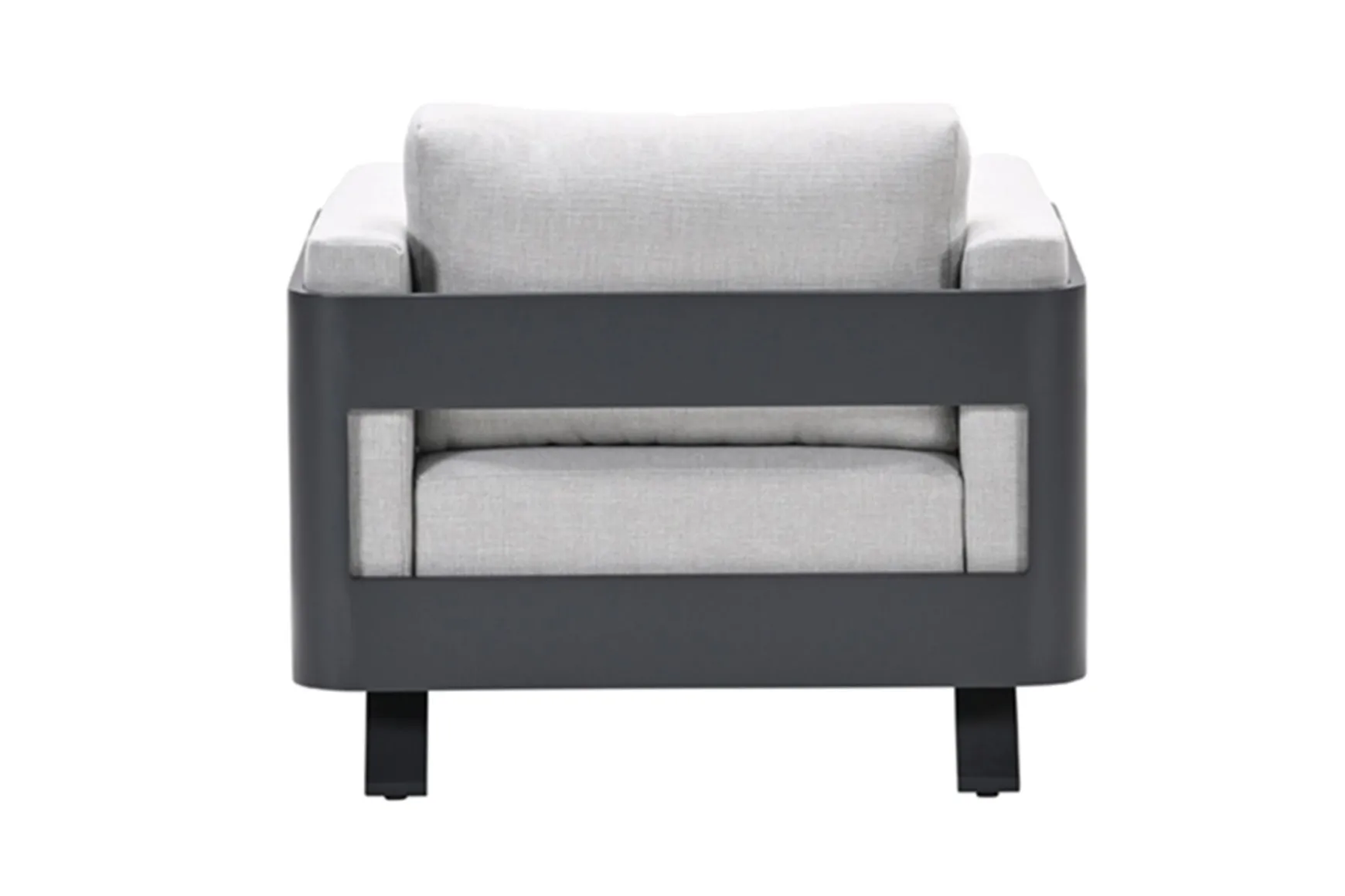 GI Realdo loungestoel - Carbon black/Zand