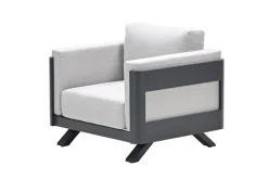 GI Realdo loungestoel - Carbon black/Zand