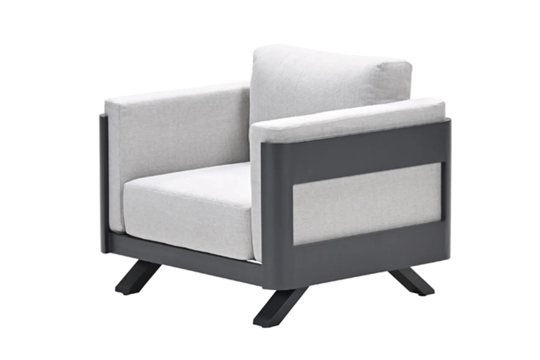GI Realdo loungestoel - Carbon black/Zand