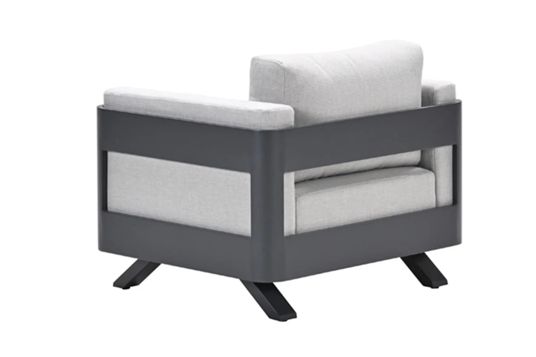 GI Realdo loungestoel - Carbon black/Zand