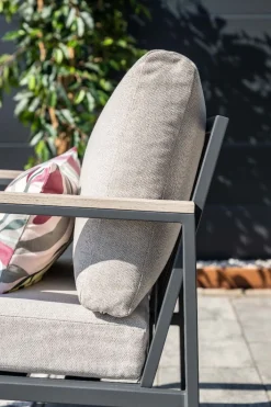 GI Ricca aluminium stoel-bank loungeset (4-dlg)