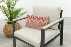 GI Ricca aluminium stoel-bank loungeset (4-dlg)
