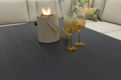 GI Rondo lounge- diningset (6-delig) - Carbon Black/Desert