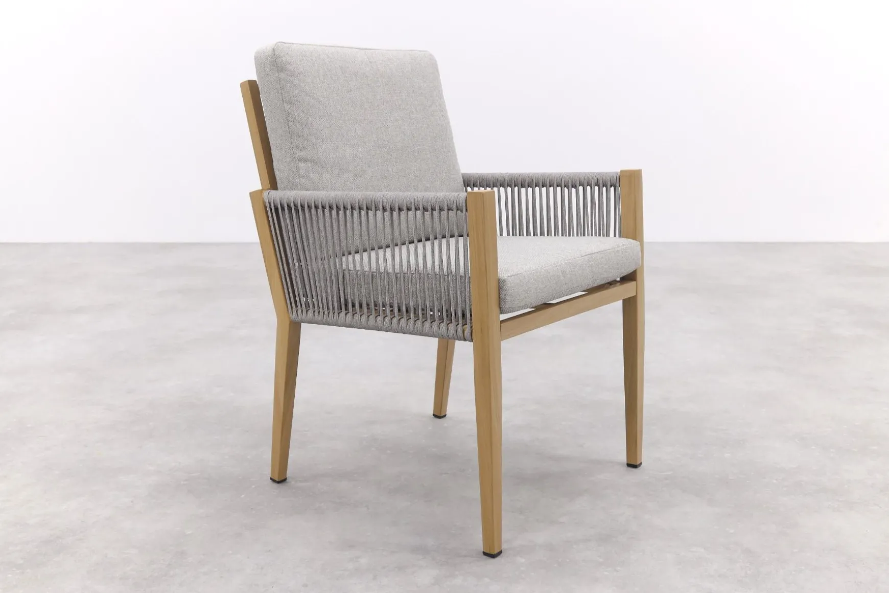 GI Sardinia dining fauteuil - Aluminium Teak look/Zand