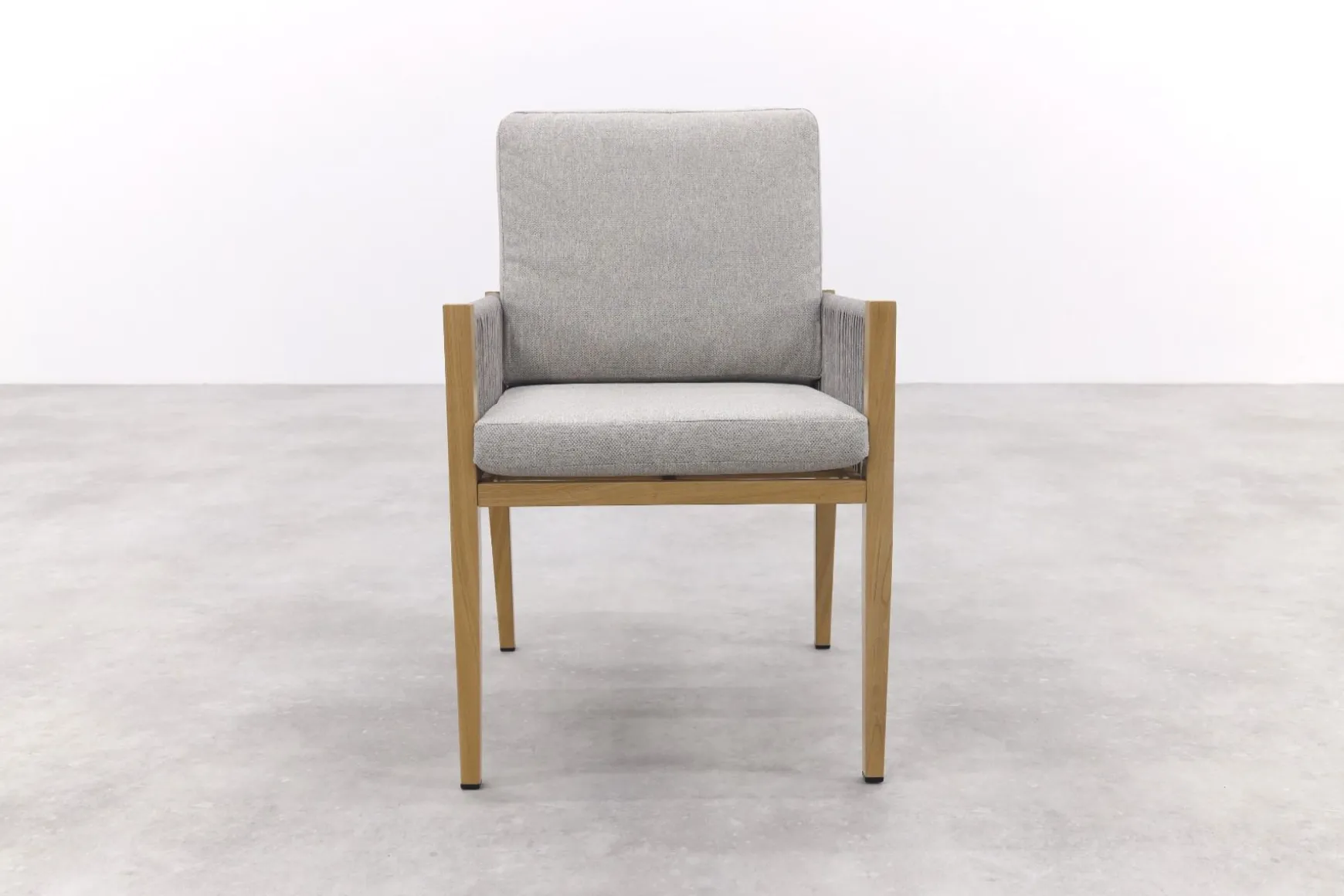 GI Sardinia dining fauteuil - Aluminium Teak look/Zand