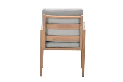 GI Sardinia lounge-dining set aluminium (7-delig) - Teak look/Zand