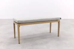 GI Sardinia tuinbank - Aluminium Teak look/Zand