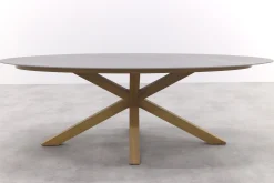 GI Scotland ovale tuintafel 230x115 cm. - Teak look (OP=OP)