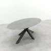 GI Scotland ovale tuintafel 230x115 cm. - Carbon Black