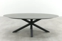 GI Scotland ovale tuintafel 230x115 cm. - Carbon Black