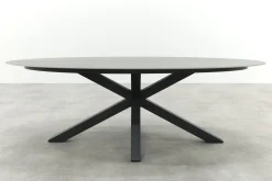 GI Scotland ovale tuintafel 230x115 cm. - Carbon Black