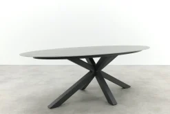 GI Scotland ovale tuintafel 230x115 cm. - Carbon Black