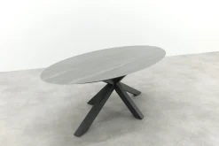 GI Scotland ovale tuintafel 230x115 cm. - Carbon Black