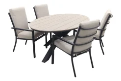 GI Sergio / Edison 180 x 115 cm. tafel - ovale tuinset