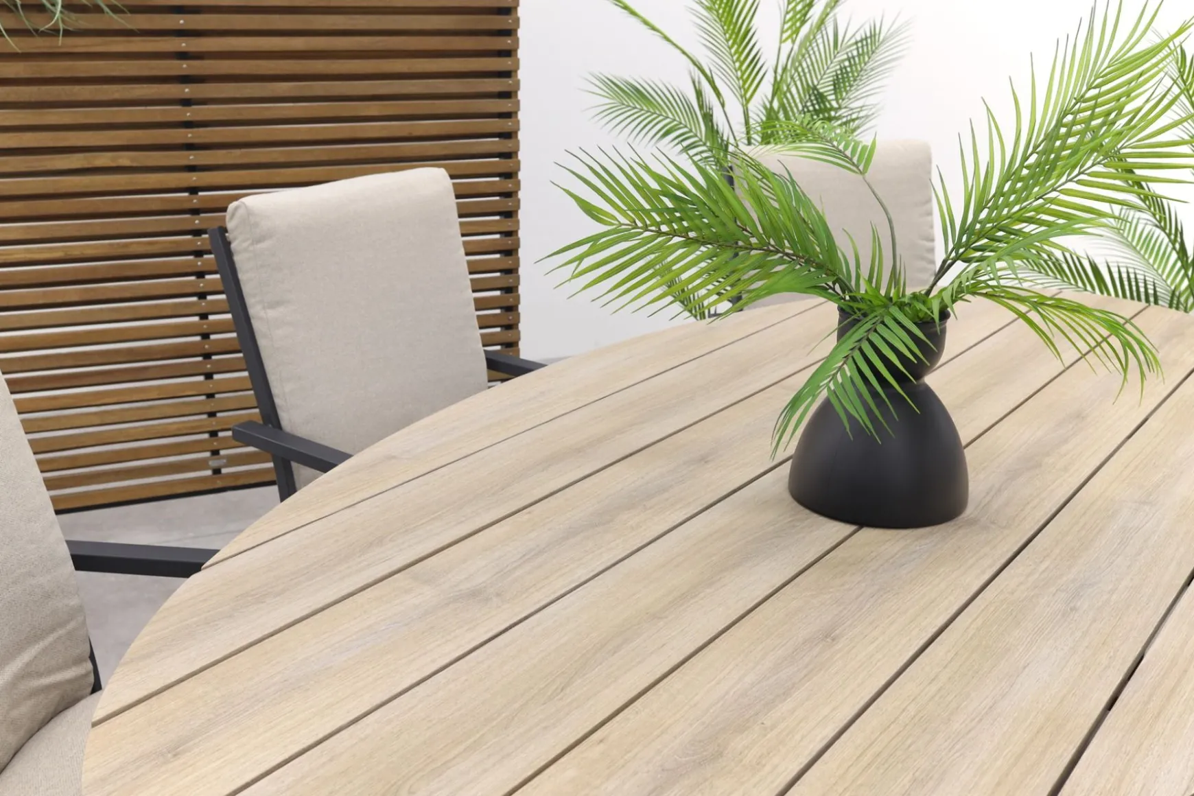 GI Sergio / Edison 220 x 115 cm. tafel - ovale tuinset