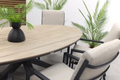 GI Sergio / Edison 220 x 115 cm. tafel - ovale tuinset