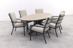 GI Sergio / Edison 220 x 115 cm. tafel - ovale tuinset