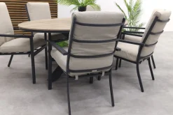 GI Sergio / Edison 220 x 115 cm. tafel - ovale tuinset