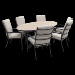 GI Sergio / Edison 220 x 115 cm. tafel - ovale tuinset