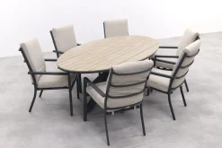 GI Sergio / Edison 220 x 115 cm. tafel - ovale tuinset