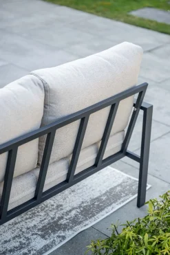 GI Springs aluminium loungeset - Carbon black
