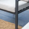 GI Springs aluminium stoel-bank loungeset - Carbon black