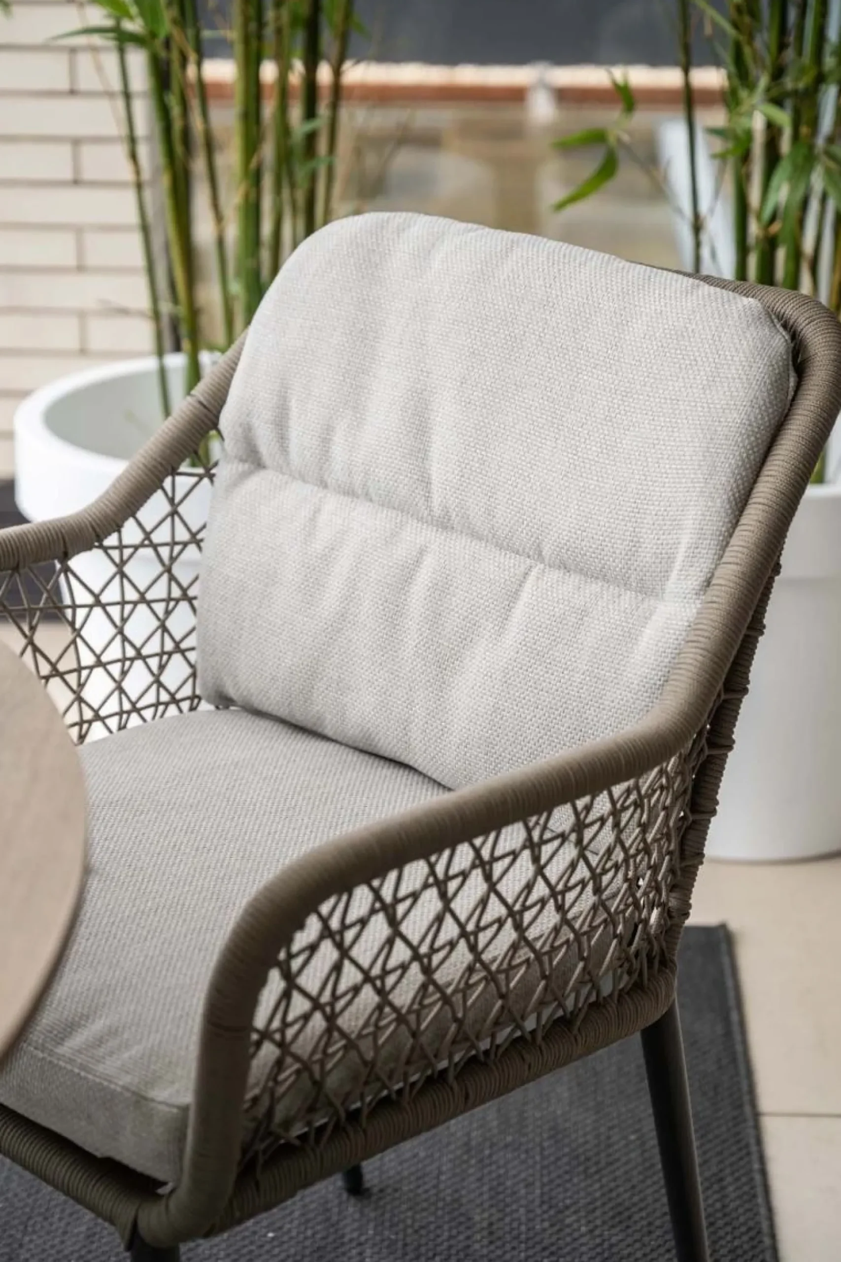 GI Toledo dining tuinstoel - Taupe/Zand