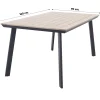 GI Vigo Dining tuintafel 160x90 cm. - Light Teak look