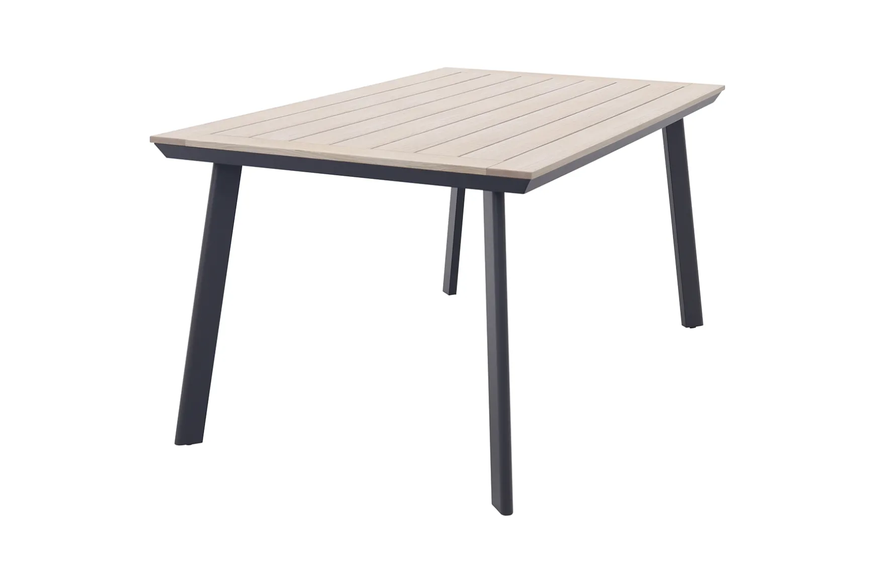 GI Vigo Dining tuintafel 160x90 cm. - Light Teak look