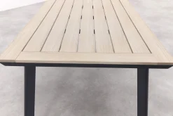 GI Vigo Dining tuintafel 160x90 cm. - Light Teak look