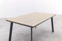 GI Vigo Dining tuintafel 160x90 cm. - Light Teak look