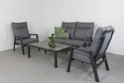 Hammelton loungetafel 120x70 cm. - Antraciet