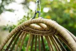 Hangstoel Panama swing egg - natural rotan