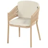 Hartman Altea rope dining tuinstoel - Cappuccino