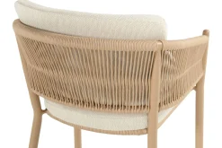 Hartman Altea rope dining tuinstoel - Cappuccino