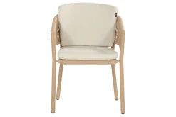 Hartman Altea/Valencia ovale tuinset voor 6 personen 220x100 cm. - Cappuccino